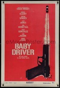 4r537 BABY DRIVER teaser 1sh 2017 Ansel Elgort in the title role, Spacey, James, Jon Bernthal!