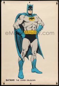 4r136 BATMAN 27x40 commercial poster 1966 cool full-length artwork of The Caped Crusader!