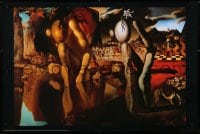 4r168 SALVADOR DALI 24x36 Swiss commercial poster 2000 image of the Metamorphosis of Narcissus!