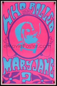 4r184 WHO ROLLED MARY JANE 23x35 commercial poster 1969 Zig-Zag, psychedelic artwork by Bill Olive!