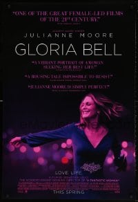 4r668 GLORIA BELL advance DS 1sh 2019 love, life, great image of Julianne Moore in the title role!