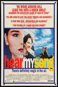 4r689 HEAR MY SONG 1sh 1991 Ned Beatty as Josef Locke, Adrian Dunbar, Shirley Ann Field!