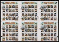 4r002 CIVIL WAR uncut stamp sheet 1995 1st day of issue, great images of people & locations!