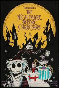 4r801 NIGHTMARE BEFORE CHRISTMAS int'l 1sh 1993 Tim Burton, Disney, different image of Santa Jack!