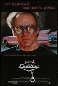 4r822 PINK CADILLAC 1sh 1989 Clint Eastwood is a real man wearing really cool shades!