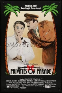 4r837 PRIVATES ON PARADE 1sh 1983 John Cleese, Denis Quilley, Patrick Pearson, English comedy!