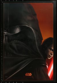 4r863 REVENGE OF THE SITH teaser 1sh 2005 Star Wars Episode III, Christensen as Vader!