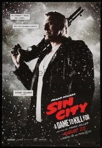 4r891 SIN CITY A DAME TO KILL FOR teaser DS 1sh 2014 Mickey Rourke as Marv, he means no harm!