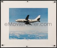 4r251 BOEING 23x27 special poster 1970s image of the US Air Force T43 trainer in flight!