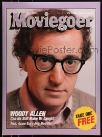4r383 MOVIEGOER 22x30 special poster May 1985 great image of actor/director Woody Allen!