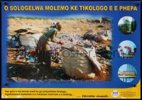 4r396 O SOLOGELWA MOLEMO KE TIKOLOGO E E PHEPA 17x23 Botswanan special poster 1990s cool!