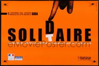 4r427 SOLIDAIRE 16x24 French special poster 2002 HIV/AIDS treatment, you are not alone!