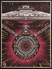4r433 STAR TREK BEYOND 18x24 special poster 2016 Enterprise by Everett, Carmike Cinemas, rare!