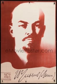 4r482 VLADIMIR LENIN anniversary style 26x39 Russian special poster 1983 art of the Russian Communist leader!