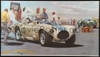 4r051 WILLIAM J. SIMS Cunningham style 13x23 art print 1980 great racing car art!