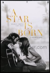 4r912 STAR IS BORN teaser DS 1sh 2018 Bradley Cooper stars and directs, romantic image w/Lady Gaga!