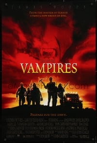 4r971 VAMPIRES 1sh 1998 John Carpenter, James Woods, cool vampire hunter image!