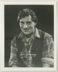 4s075 LON CHANEY SR 8x10.25 REPRO photo 1980s great smiling portrait when he was in The Trap!
