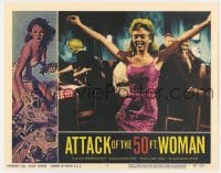 4s217 ATTACK OF THE 50 FT WOMAN Fantasy #9 LC 1990s Yvette Vickers dancing in bar for William Hudson