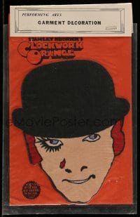 4s019 CLOCKWORK ORANGE 5x7 iron-on transfer 1972 put Malcolm McDowell's face on your clothes!