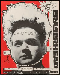 4s186 ERASERHEAD promo cut-out mask R1980s directed by David Lynch, wacky Jack Nance face mask!