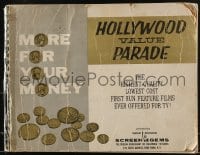 4s263 HOLLYWOOD VALUE PARADE 11x14 TV distribution catalog 1957 Screen Gems, Columbia Pictures!