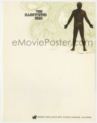 4s294 ILLUSTRATED MAN 9x11 letterhead 1969 great tattoo artwork used on the posters!