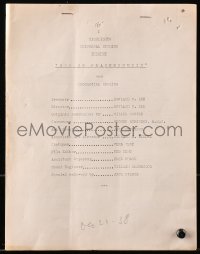 4s170 SON OF FRANKENSTEIN 9x11 production notes 1938 Boris Karloff, classic Universal horror!