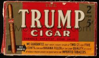 4s195 TRUMP CIGAR 5x9 cigar box 1910s Canada's greatest cigar value, same quality as imports!