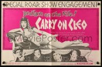 4s604 CARRY ON CLEO pressbook 1965 English comedy on the Nile, sexy full-length Amanda Barrie!