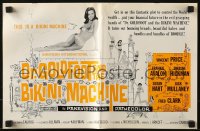 4s649 DR. GOLDFOOT & THE BIKINI MACHINE pressbook 1965 sexy babes with kiss & kill buttons!