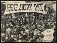 4s680 GENE AUTRY pressbook 1949 cool advertising for Gene Autry Day celebration!