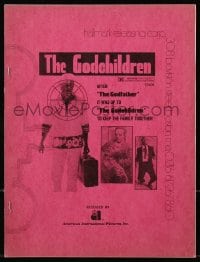 4s692 GODCHILDREN pressbook 1971 it was up to them to keep the family together!