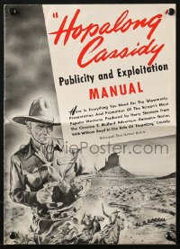 4s726 HOPALONG CASSIDY pressbook 1940s stock publicity & exploitation manual!