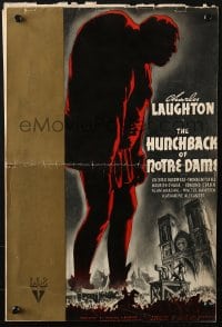 4s733 HUNCHBACK OF NOTRE DAME pressbook 1939 Victor Hugo, Charles Laughton, Maureen O'Hara, rare!