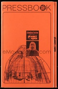 4s864 PLANET OF THE APES pressbook 1968 Charlton Heston, Linda Harrison, classic sci-fi!