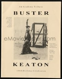 4s233 BUSTER KEATON program 1995 An Academy Tribute for his 100th birthday celebration!