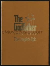 4s424 GODFATHER/GODFATHER PART II gold style video promo brochure 1988 Francis Ford Coppola