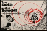 4s482 RAT RACE promo brochure 1960 Debbie Reynolds & Tony Curtis will do anything to get to the top!