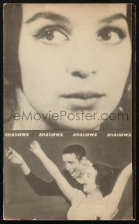 4s491 SHADOWS promo brochure 1959 John Cassavetes beatnik counter-culture movie, ultra rare!