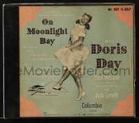 4s238 ON MOONLIGHT BAY 33 1/3 RPM soundtrack record 1951 Doris Day, Paul Weston & His Orchestra!