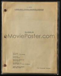 4s134 ERRAND BOY final white draft script July 21, 1961, Art Say's personal script with his notes!