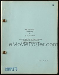 4s137 LITTLE HUT complete draft script April 19, 1956, screenplay by F. Hugh Herbert!