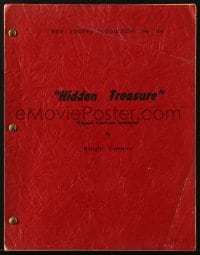 4s141 ROY ROGERS SHOW TV script 1954 television screenplay by Dwight Cummins, Hidden Treasure!