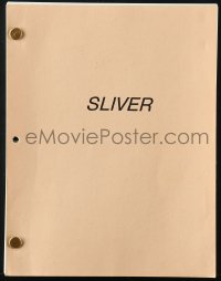 4s143 SLIVER script September 1992 screenplay by Ira Levin & Joe Eszterhas!