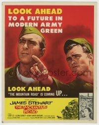4s280 MOUNTAIN ROAD 11x14 special poster 1960 James Stewart, a future in modern army green!