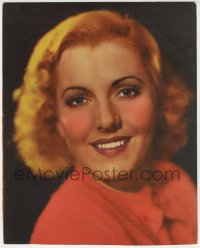 4s161 JEAN ARTHUR trimmed jumbo LC 1930s head & shoulders portrait of the pretty leading lady!