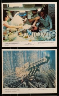 4s069 ALIEN set of 8 8x10 commercial prints 1980s Ridley Scott outer space sci-fi monster classic!
