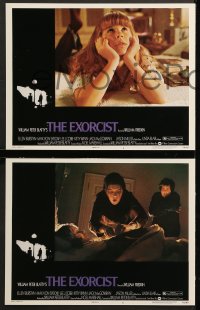 4s274 EXORCIST set of 8 9x11 commercial posters 2000s reproductions of the original lobby cards!