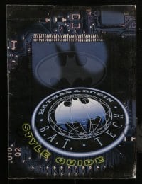 4s204 BATMAN & ROBIN tech style 9x12 style guide 1996 superhero art from D.C. Comics, 57 prints!
